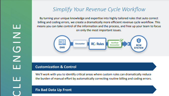 RCxRules Revenue Cycle Rules Engine Overview