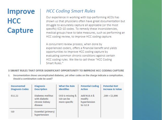 Improve HCC Capture with HCC Coding Smart Rules