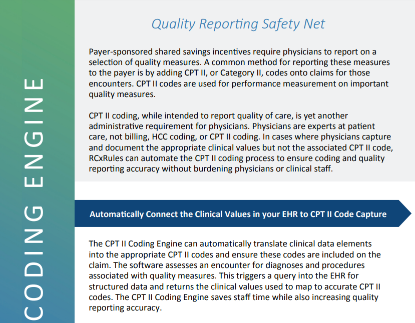 CPT II Coding Engine Overview